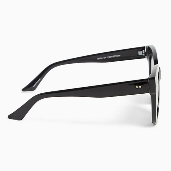 2X HOST PICK!!! BLACK CAT EYE SUNGLASSES - Picture 3 of 3